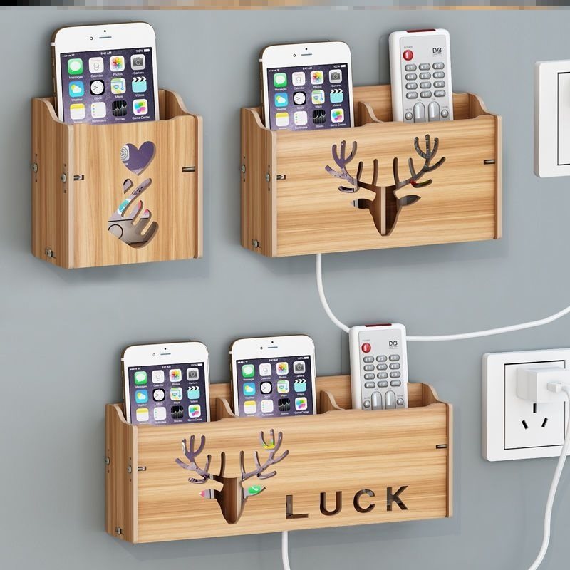 遥控器收纳盒免打孔电视空调墙壁挂挂壁式床头手机收纳置物架挂架,收纳整理,桌面收纳盒,淘宝优惠券,粉丝福利购,淘宝优惠卷