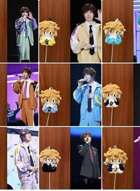 徐良钩织软糖 徐良演唱会周边徐良钥匙扣时间折叠巡演