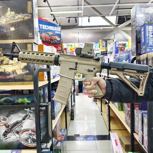 高端m4a1突击步枪电动连发水晶吃鸡儿童玩具枪真人cs武器男孩礼物