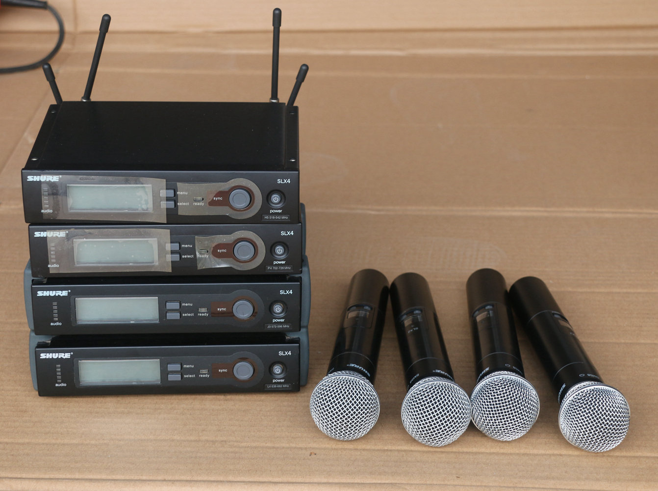 舒尔二手美国演出真分集无线话筒