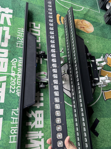 二手38颗3WLed长条光幕矩阵频闪灯DMX512舞台酒吧灯条全彩洗墙灯