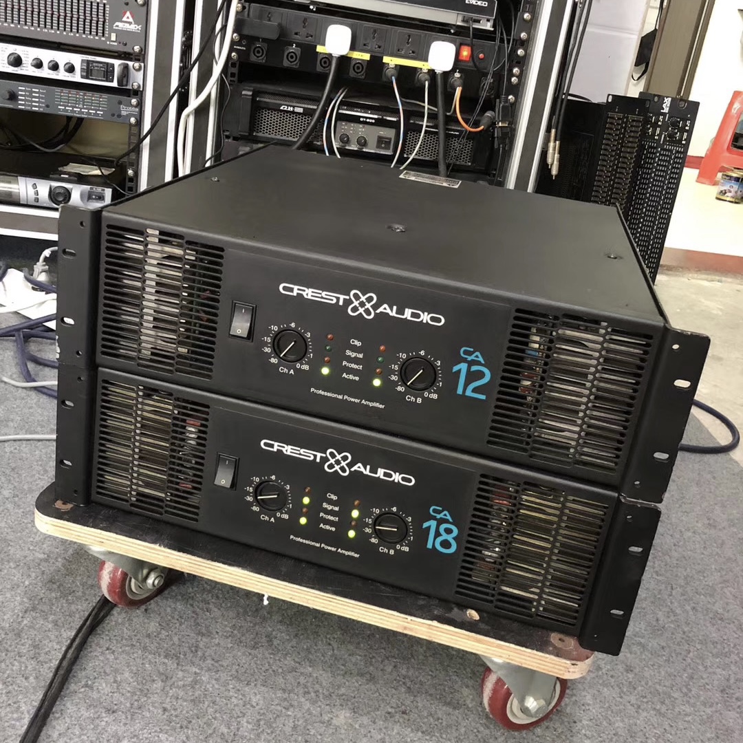 二手原装进口美国高峰CREST AUDIO CA12CA18专业舞台后级功放