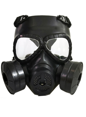 儿童成人吃鸡面具M04核战危机风扇防雾面罩 仿真防毒面具水弹面罩