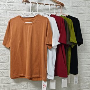 6222胸围106衣长65新款女士基础款纯棉短袖T恤百搭