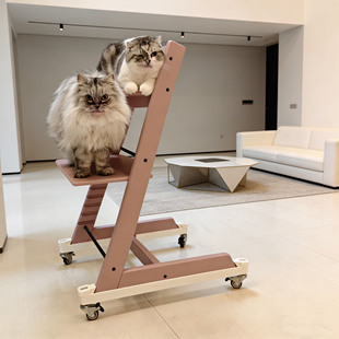 适配STOKKE万向轮滑轮成长椅配件宝宝静音免打孔带固定刹车TT餐椅