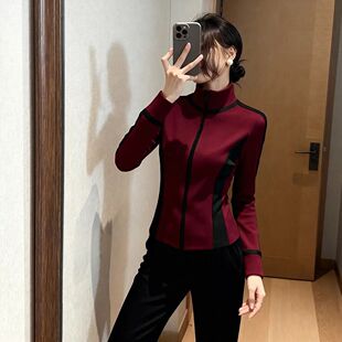 春秋季外套女拉链卫衣春秋款2026新款运动开衫ins潮女款休闲上衣