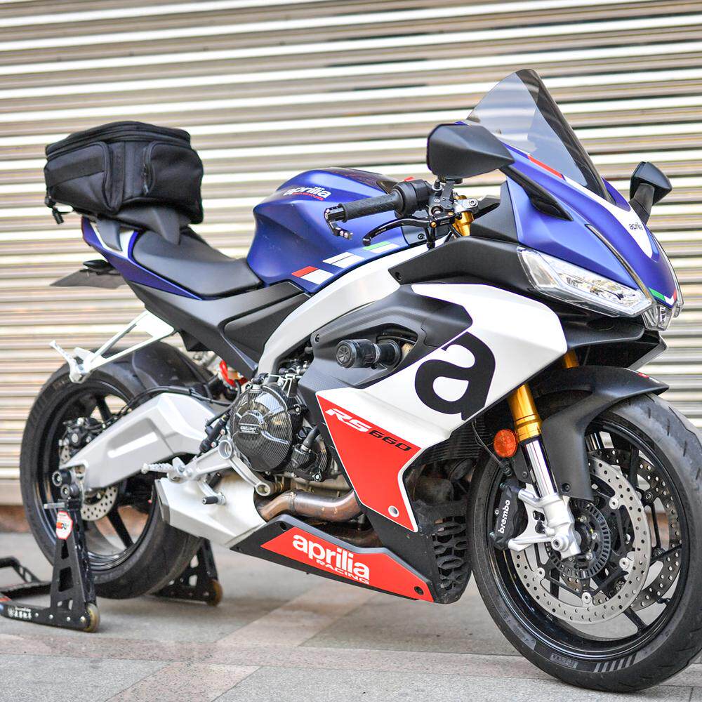 摩托车可装全盔后座包防水复古跑车街车拉力踏板拉力后坐包头盔包