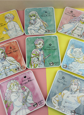 新品鬼灭之刃周边动漫密胺餐具方盘骨碟我妻善逸祢豆子杜门炭治朗