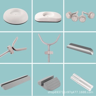 安全门栏宠物儿童门栏配件免打孔螺栓楼梯口Y螺栓加固固定防滑垫