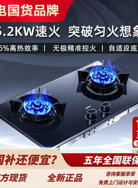 老板9B1K1/57B1K/9B3K0/7B0K0燃气灶嵌入式灶具天然气液化气