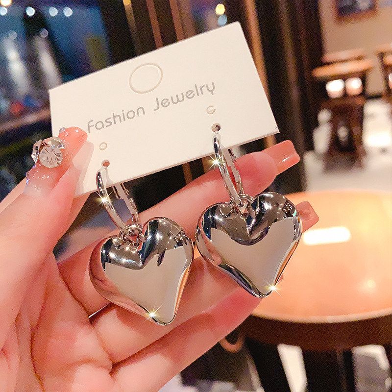 耳饰网红耳环潮新款耳坠桃心个性