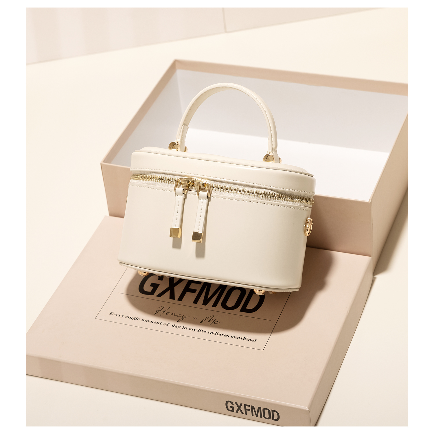 GXFMOD小圆包牛皮小时尚手提包