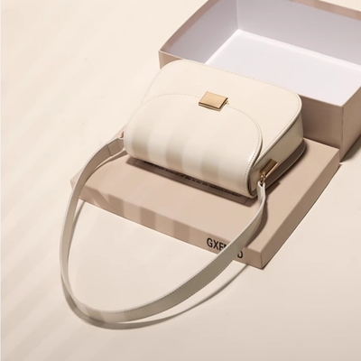 牛皮GXFMOD单肩斜挎马鞍包女包