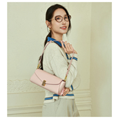 GXFMOD 优雅腋下包单肩斜挎文艺女包 原创品牌真皮法棍包2026春季