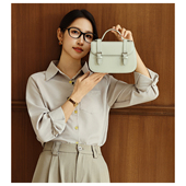 GXFMOD小众设计牛皮手提小方包女2026早春新款 轻奢百搭单肩斜挎包