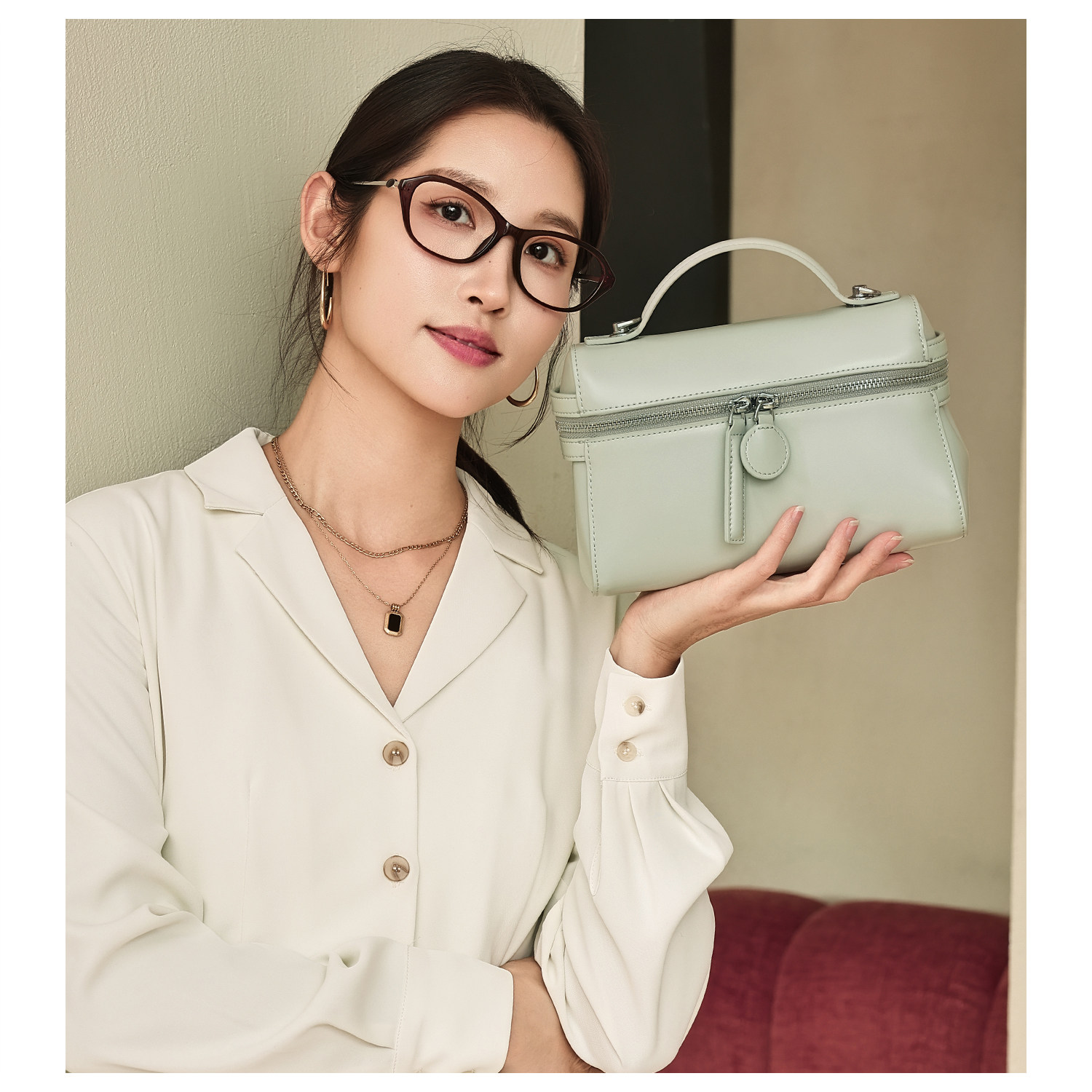 GXFMOD小众设计高级感小方包女2026春季新款法式潮流单肩斜挎女包