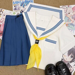 【蓝三本】宇宙光环原创正版jk制服日系学院风水手服基础款中间服