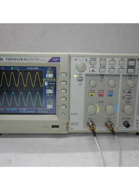 二手数字示波器泰克TDS1012B-SC带宽100MHz采样率1GS/s九成新包邮