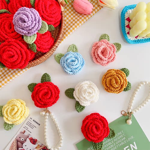 新手入门钩针编织视频教程玫瑰花