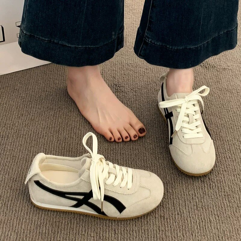 Trendy Shoes for Women's Moral Training Shoes, 2026 New Autumn Hot Item, Super Popular Vintage Argan Flats, Versatile Sports Casual Shoes