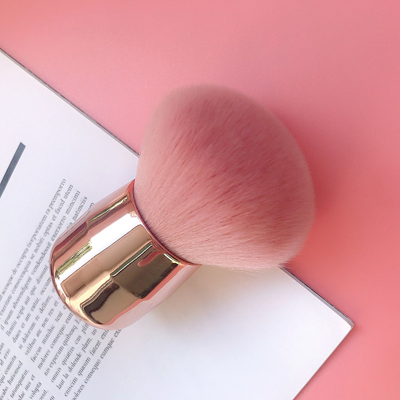 美甲高颜值蘑菇刷毛茸茸大头软毛