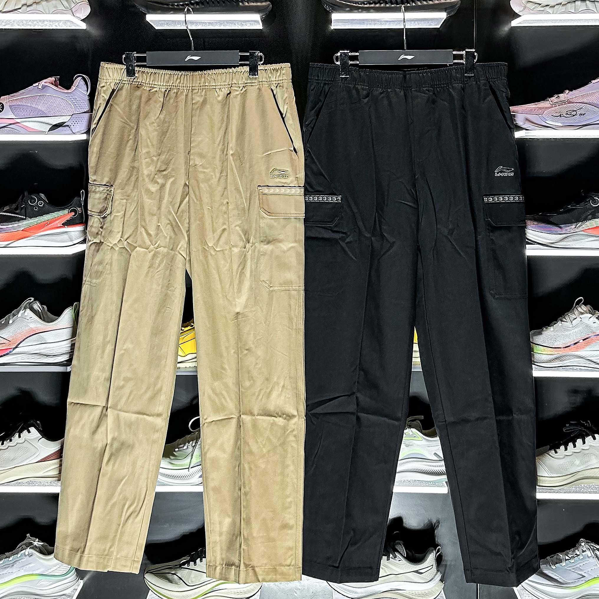 李宁休闲裤男裤 2026春新款中国文化故宫联名直筒运动长裤AKXW029