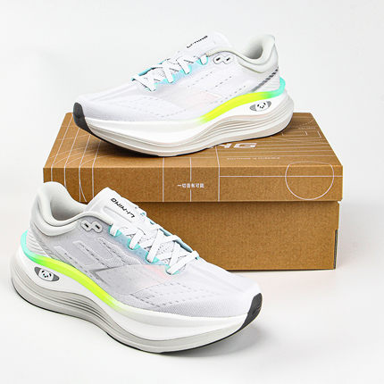 李宁越影5PRO跑步鞋2025新款男子反光轻量回弹缓震运动鞋 ARHV013