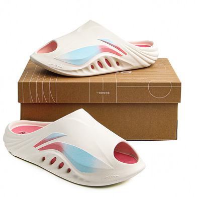 李宁SOFT男女情侣同款运动拖鞋A