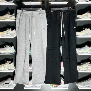 子 李宁反伍加绒卫裤 男子保暖直筒宽松运动裤 新款 AKLV781 2025冬季