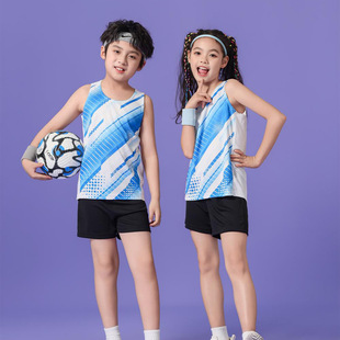 田径服套装中学生短跑跳高马拉松跑步背心儿童跳远跳绳比赛运动服