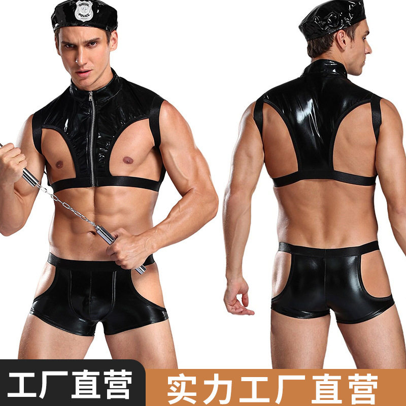 游戏制服男士警察cos服 演出服 套装男款角色扮演小鲜肉套装