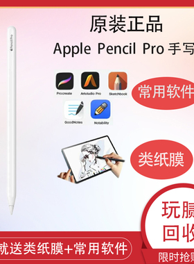 苹果Apple pencil pro原装笔新款适配2024pro款mini7 air6款
