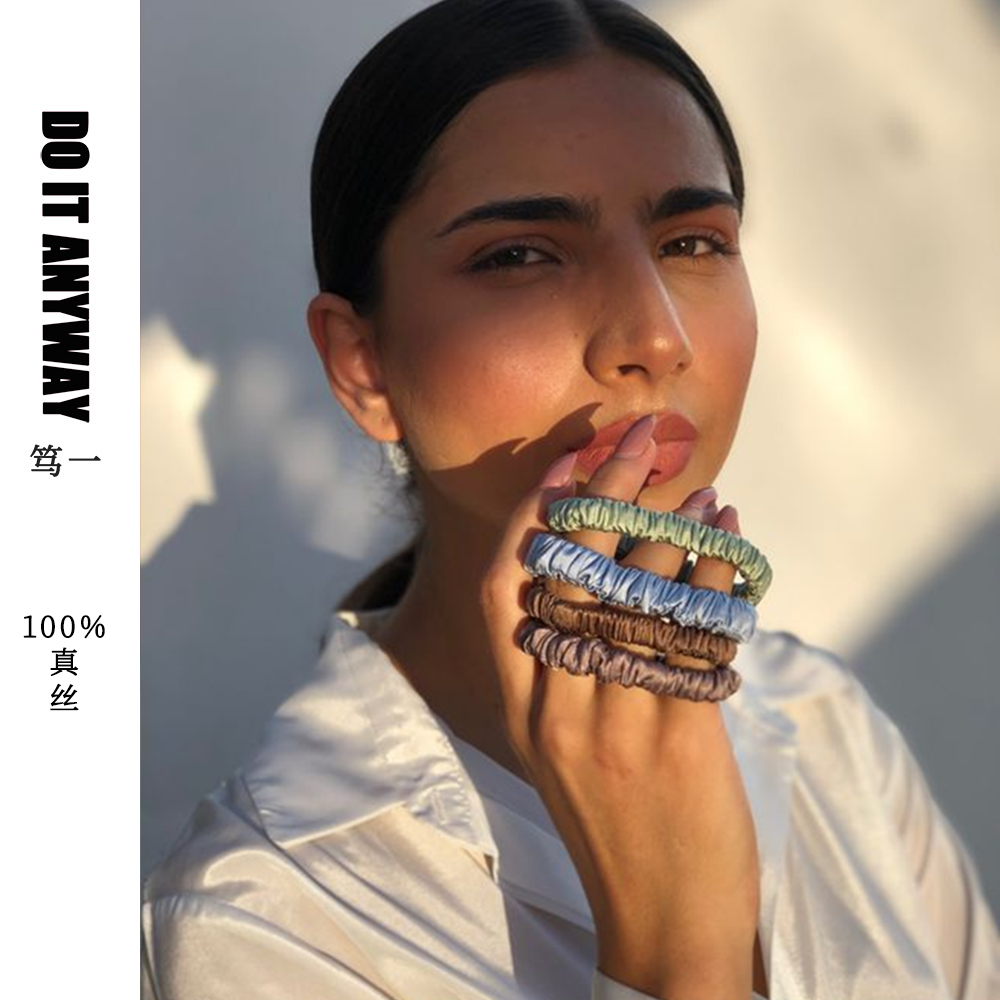 【新品】DOITANYWAY笃一丨1cm真丝发圈卷发神器发绳发圈2025新款