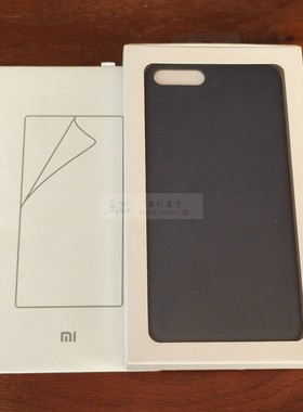 小米Note3标准高透贴膜软膜手机硅胶保护套软壳蓝色官网正品原装