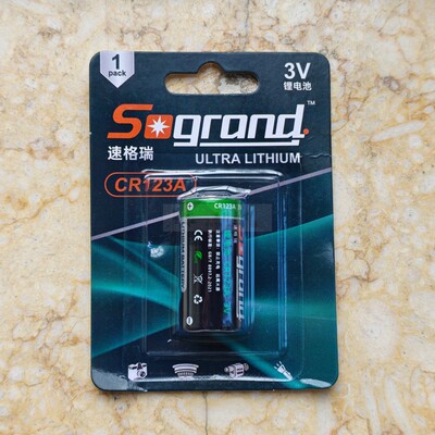 CR123A锂电池适用米家烟雾报警器