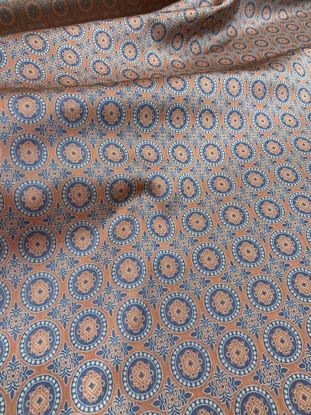 经锦八宝如意纹新品布料汉服中国风衣服服装旗袍皮粉色面料