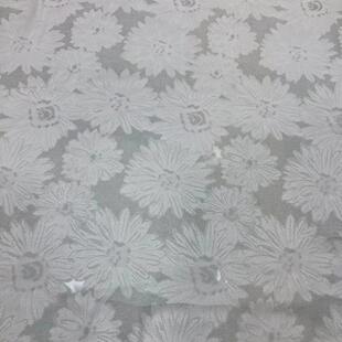 小雏菊纹真丝花罗桑蚕丝真丝面料传统纹样明代暗纹丝绸女服装面料