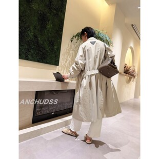 宽松腰带收腰中长款 ANCHUDSS 型 及简版 风衣外套 拉达风衣