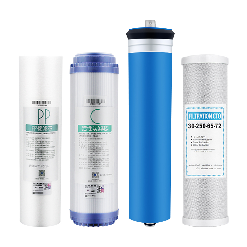 适用美的净水器10寸滤芯ZRO1823-H3/1824-H4/R30/R60活性炭PP棉
