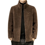 秋冬主推青年男士潮流颗粒绒立领夹克外套M1188-P135控价178，男装毛呢大衣，星座313B-2