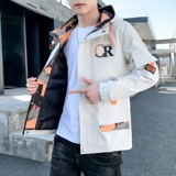 2021秋季新款潮流ins男士时尚连帽夹克上衣XZ313B-1-J，男装夹克，星座313B-2