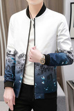 夹克男秋季新款男士韩版棒球领休闲外套XZ313B-1-NS09-P35，男装夹克，星座313B-2