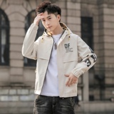 2021秋季新款潮流ins男士时尚连帽工装夹克上衣XZ313B-1-JK03-P70，男装夹克，星座313B-2