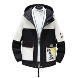 挂拍夹克男秋季潮流ins男士时尚连帽工装外套XZ313B-1-JK1201-P60，男装夹克，星座313B-2