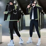 秋季新款男士时尚休闲套装两件套XZ313B-1-T80108，男装休闲套装，星座313B-2