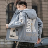 JK05-P60XZ313B-1秋季新款潮流ins男士时尚连帽工装夹克2021，男装夹克，星座313B-2