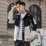秋季新款潮流ins男士时尚连帽工装夹克上衣XZ313B-1-JK06-P60，男装夹克，星座313B-2
