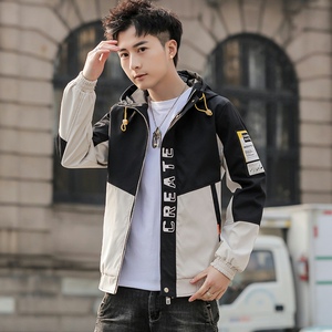 秋季新款潮流ins男士时尚连帽工装夹克上衣XZ313B-1-JK06-P60图片