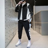 秋季新款男士时尚休闲套装两件套XZ313B-1-T80108，男装休闲套装，星座313B-2