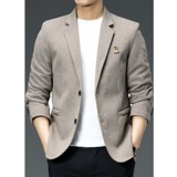 2021秋季新款男士高品质时尚修身小西服外套XZ313B-1-XF824-P100，男装西服，星座313B-2